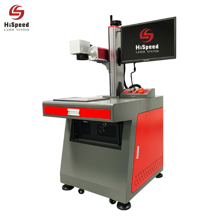 Hispeed MOPA Fiber Laser Marking Machine & Laser Engraving Machine 20W 30W 60W 100W